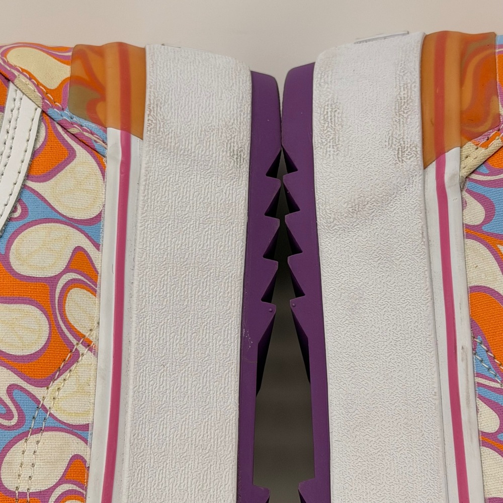 Vans Platform Old Skool Sneakers in Orange, Purple, Pink - Picture 15 of 16